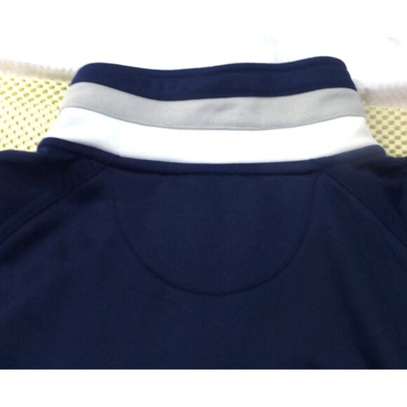 Mizuno Mens Navy Full-Zip Jacket Size M With White Accents - Athletic Polyester - Picture 11 of 11
